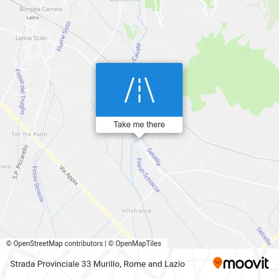 Strada Provinciale 33 Murillo map