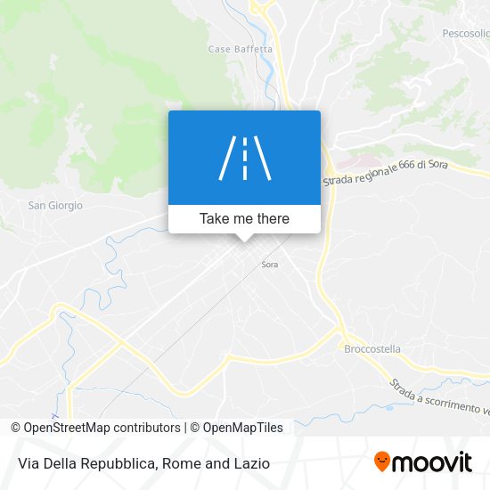 Via Della Repubblica map
