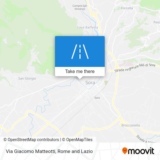 Via Giacomo Matteotti map