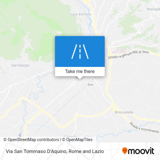 Via San Tommaso D'Aquino map