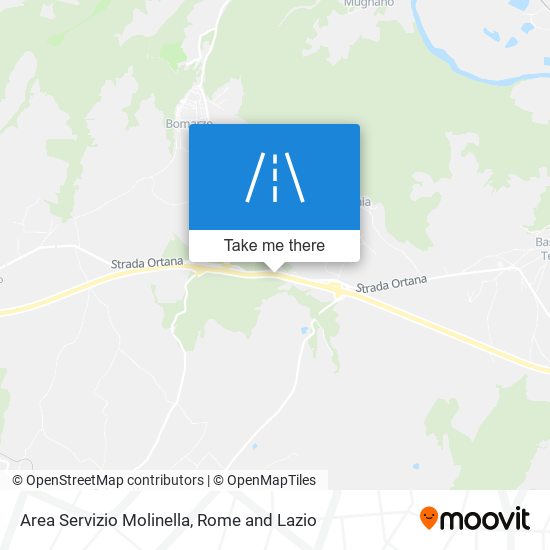 Area Servizio Molinella map