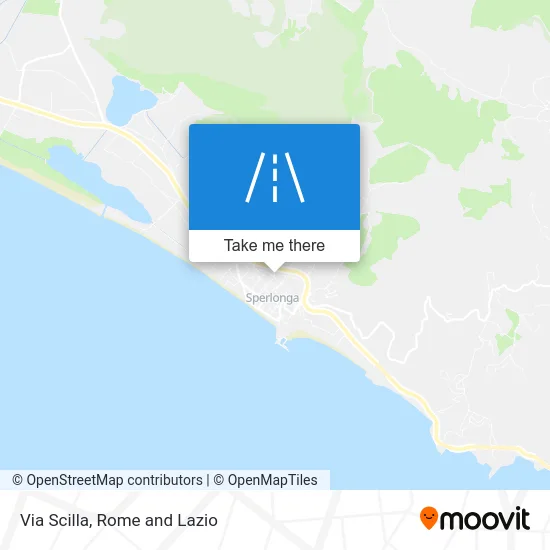 Via Scilla map