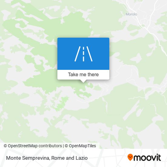 Monte Semprevina map