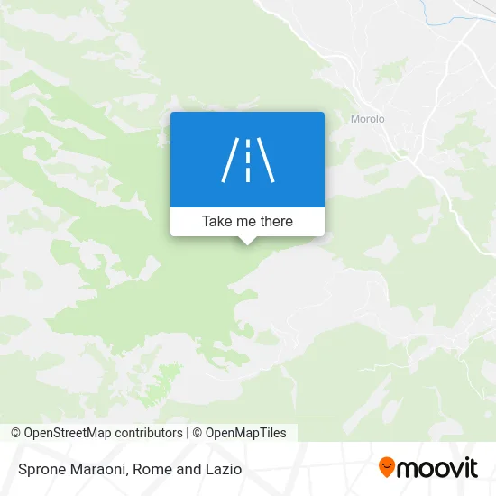 Maraoni Spur map