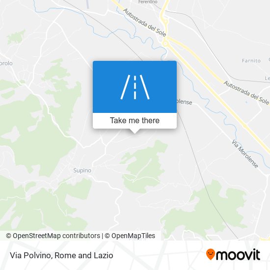 Via Polvino map