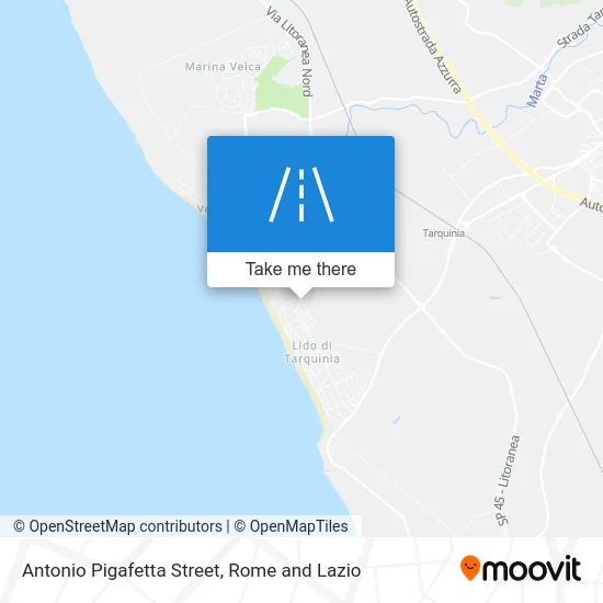 Antonio Pigafetta Street map