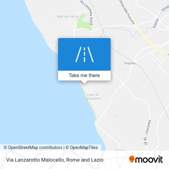 Via Lanzarotto Malocello map