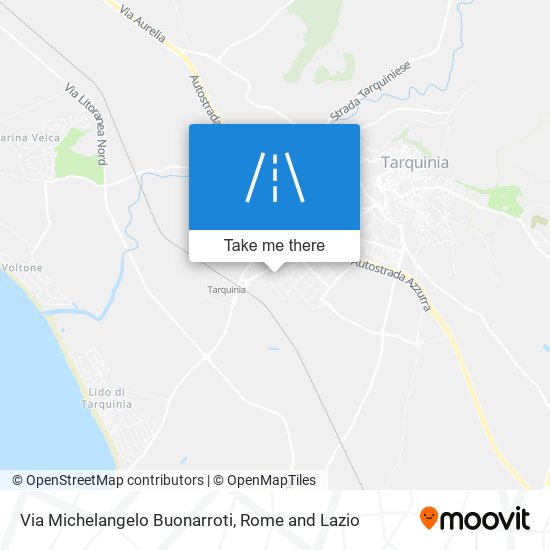 Via Michelangelo Buonarroti map