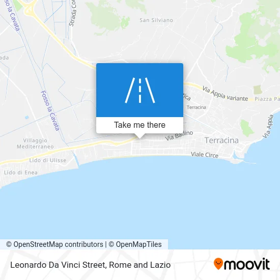 Leonardo Da Vinci Street map