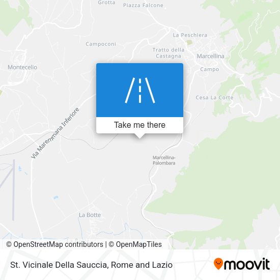 St. Vicinale Della Sauccia map