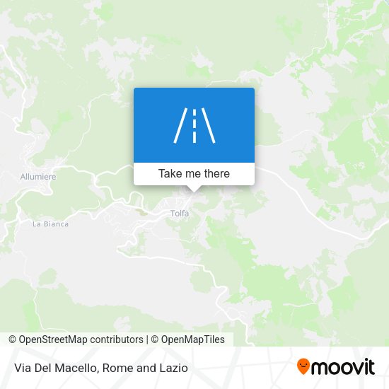 Via Del Macello map