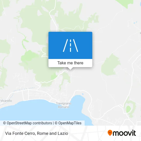 Fonte Cerro Street map