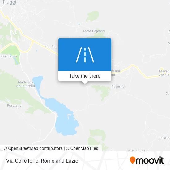 Colle Iorio Street map