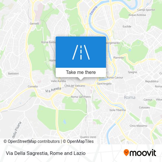 Via Della Sagrestia map