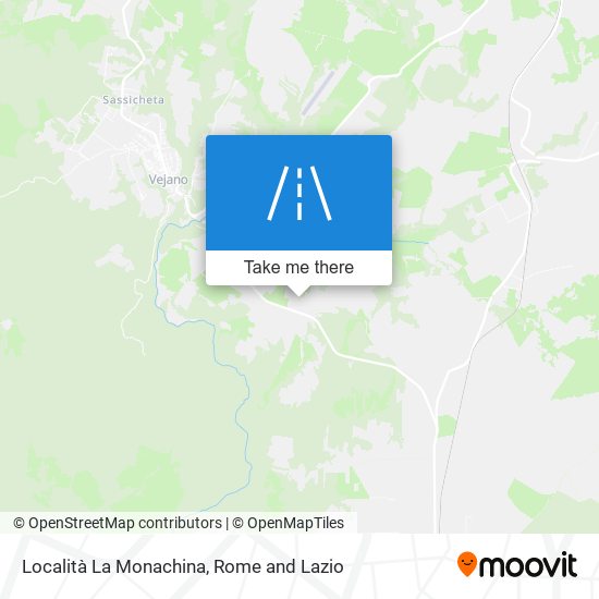 Località La Monachina map