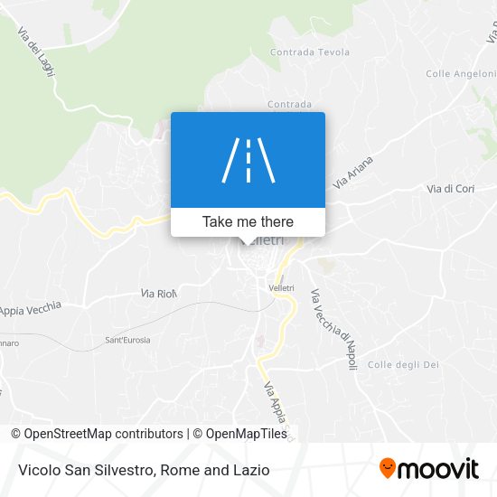 Vicolo San Silvestro map