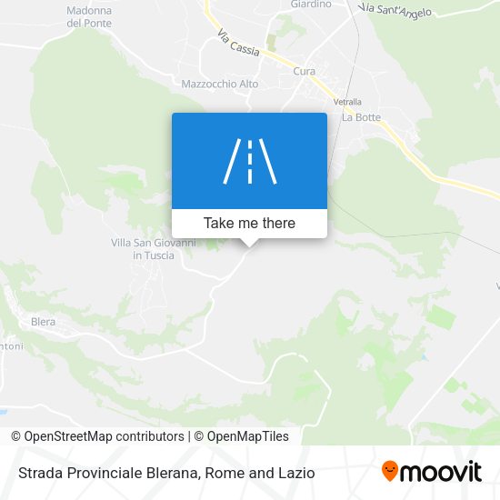 Strada Provinciale Blerana map