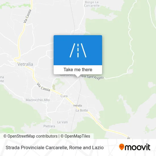 Strada Provinciale Carcarelle map