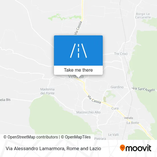 Via Alessandro Lamarmora map