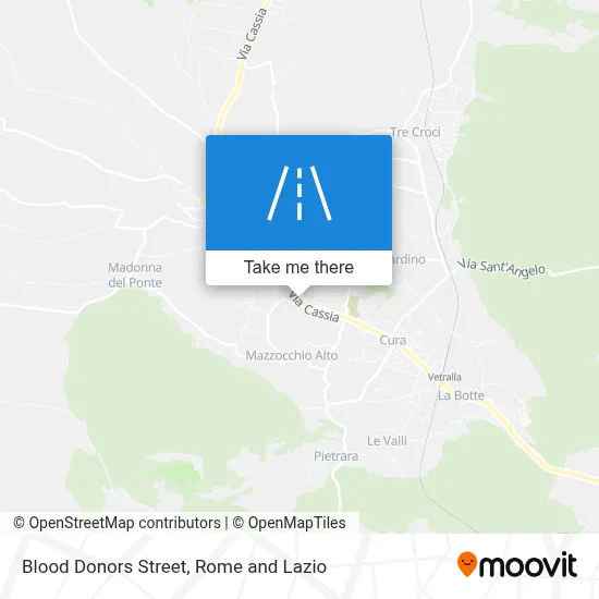 Blood Donors Street map