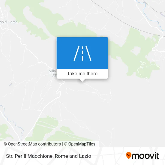 Road to Macchione map