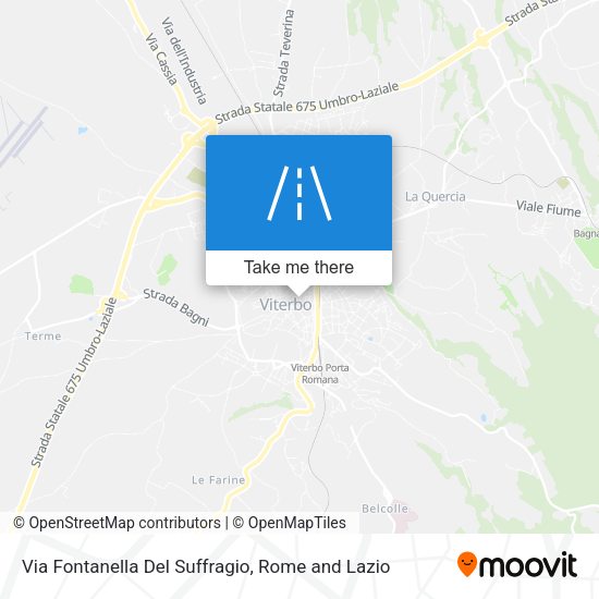 Via Fontanella Del Suffragio map