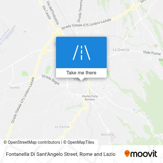Fontanella Di Sant'Angelo Street map