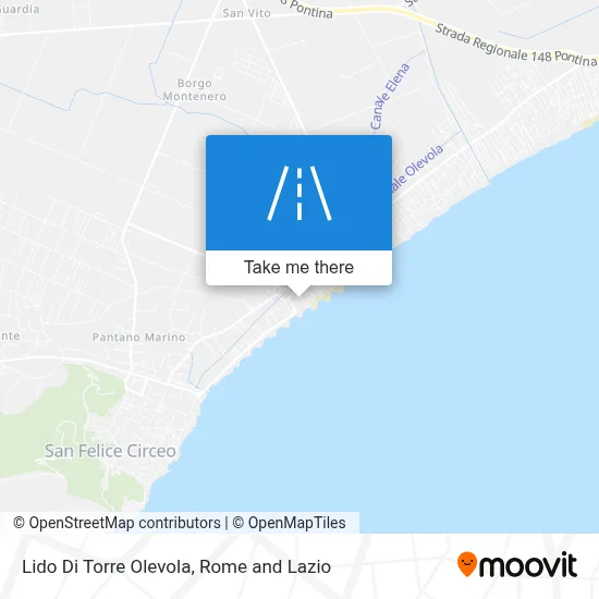 Lido Di Torre Olevola map