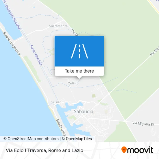 Via Eolo I Traversa map