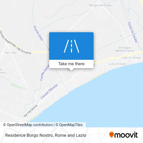 Borgo Nostro Residence map