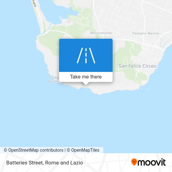 Batteries Street map