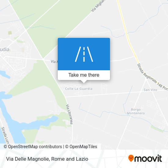 Via Delle Magnolie map