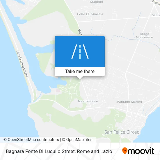 Bagnara Fonte Di Lucullo Street map