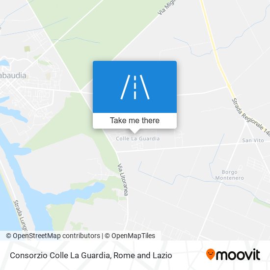 Consorzio Colle La Guardia map