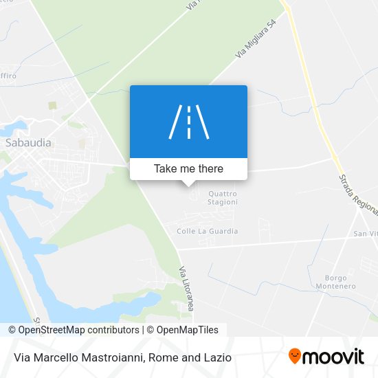 Via Marcello Mastroianni map