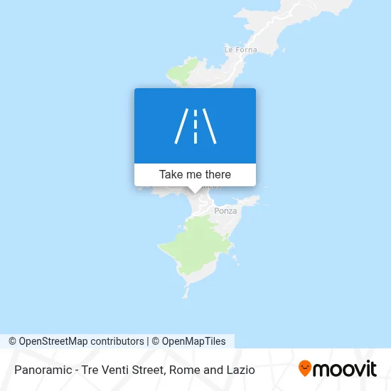 Panoramic - Tre Venti Street map