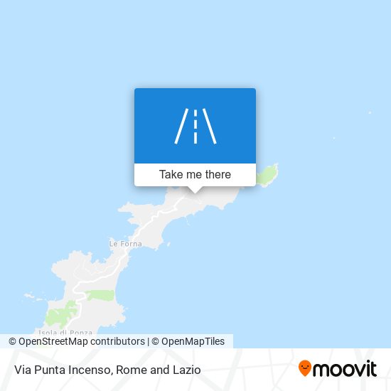 Via Punta Incenso map