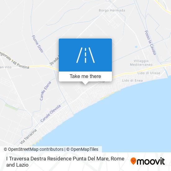 I Traversa Destra Residence Punta Del Mare map