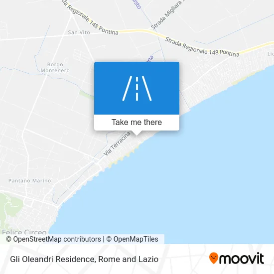 Gli Oleandri Residence map