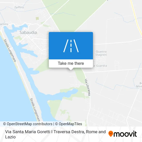 Santa Maria Goretti First Right Traverse map