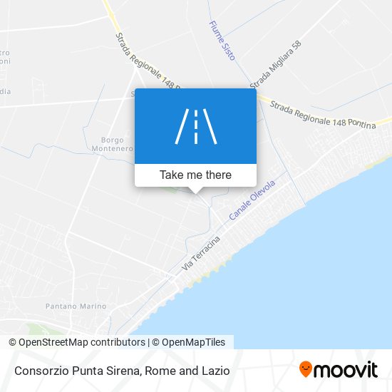 Consorzio Punta Sirena map