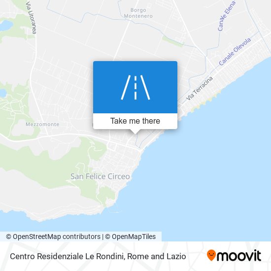Centro Residenziale Le Rondini map