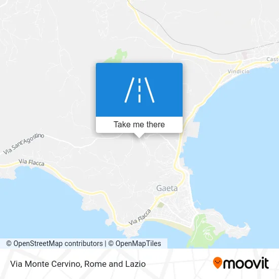 Monte Cervino Street map