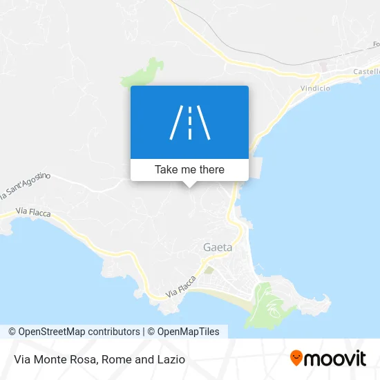 Monte Rosa Street map