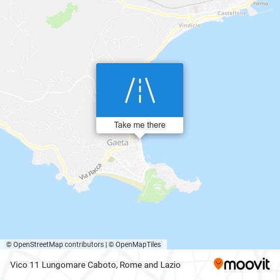 Vico 11 Lungomare Caboto map