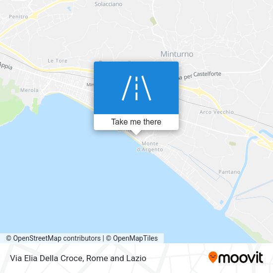 Via Elia Della Croce map