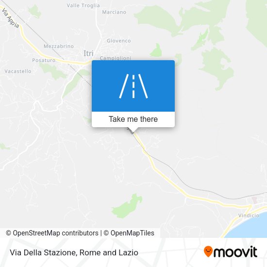 Via Della Stazione map
