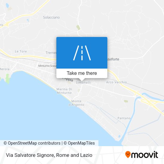 Via Salvatore Signore map