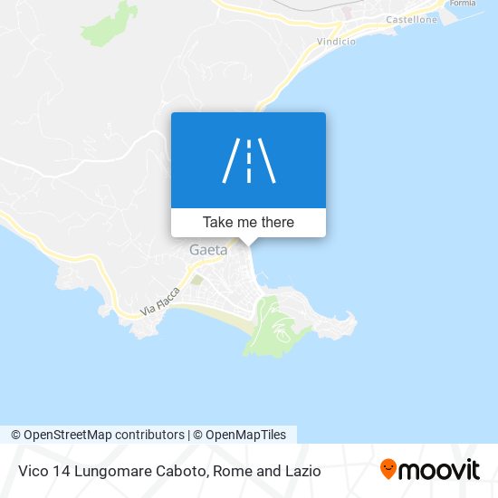 Vico 14 Lungomare Caboto map