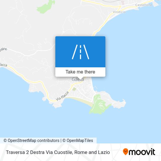 Traversa 2 Destra Via Cuostile map